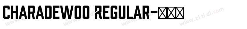 CharadeW00 Regular字体转换